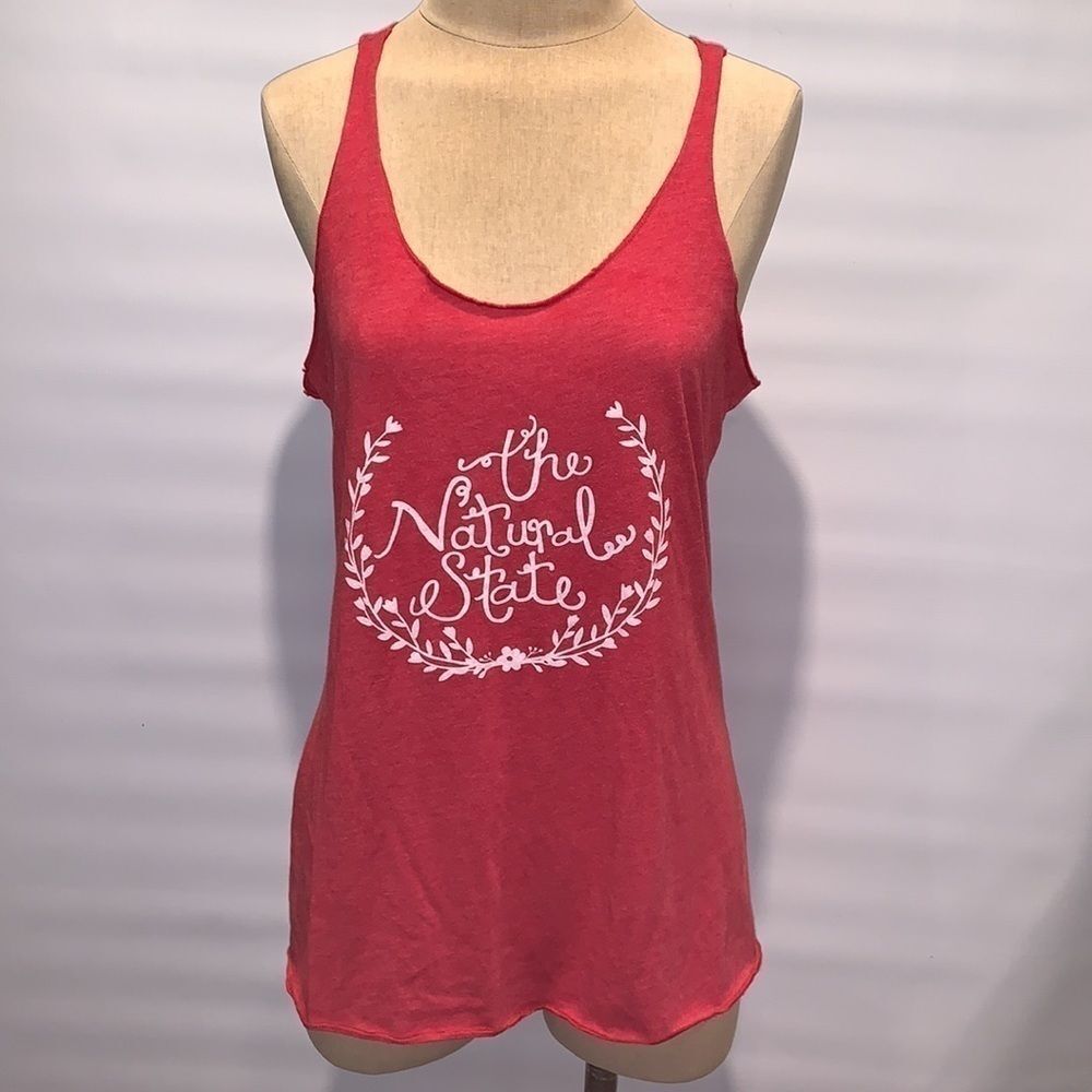 Next Level The Natural State red tank top, Large